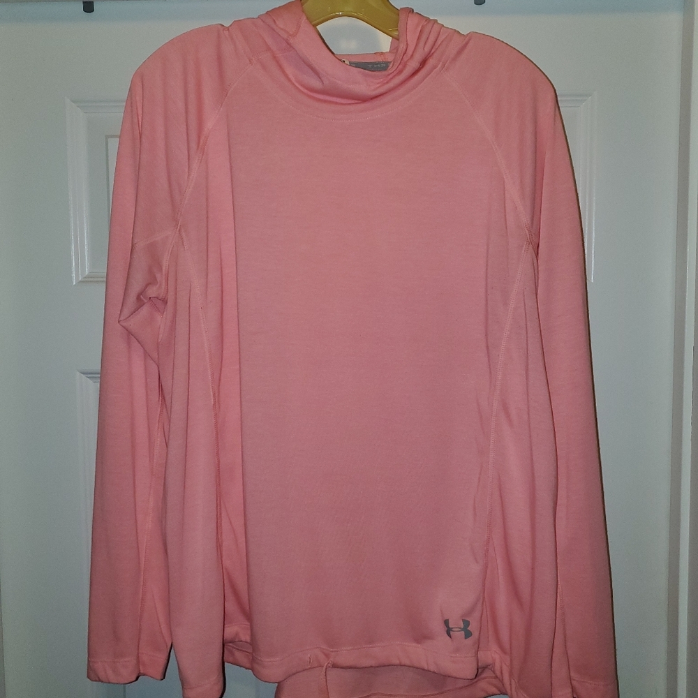 Two Under Armour Tops XL Hoodie & Tee